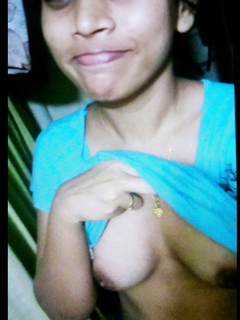 Asian teen nipple poke